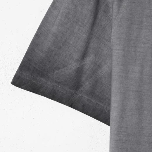 SDSA男装2026新款高贵轻奢港风复古渐变肌理感圆领短袖T恤百搭 商品图2