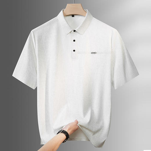 【DPF】大依优型大码男装夏季冰丝短袖POLO衫商务休闲户外上衣T恤 商品图2