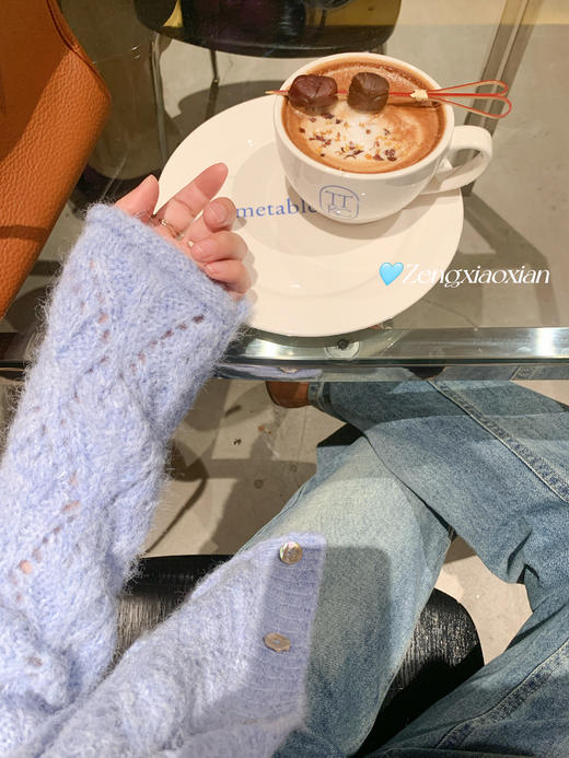 <曾小咸推荐>4.8现货秒杀 ！微信超特价！温柔系镂空毛织开衫 日常209.99 立减120 秒杀89.99！！ 商品图10