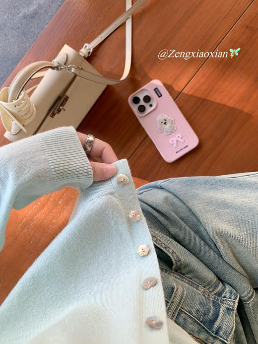 <曾小咸推荐>4.8现货秒杀 ！微信超特价！早春嫩绿色针织吊带开衫 日常139.99 立减70 秒杀69.99！！ 商品图10