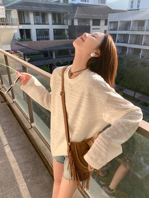 <曾小咸推荐>4.9现货秒杀 ！微信超特价！韩系刺绣罩衫T恤 日常139.99 立减80 秒杀59.99！！ 商品图7