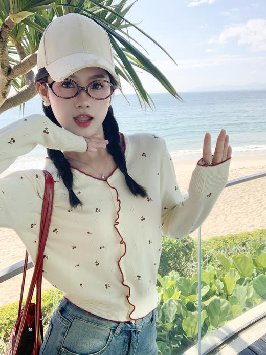 <曾小咸推荐>4.8现货秒杀 ！微信超特价！甜美可拆卸蝴蝶结针织衫 日常169.99 立减110 秒杀59.99！！ 商品图8