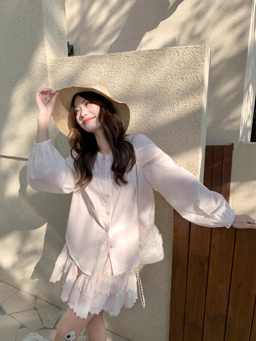 <曾小咸推荐>4.8现货秒杀 ！微信超特价！韩系花边镂空衬衫 日常229.99 立减130 秒杀99.99！！ 花边蛋糕裙 日常199.99 立减120 秒杀79.99！！ 商品图6