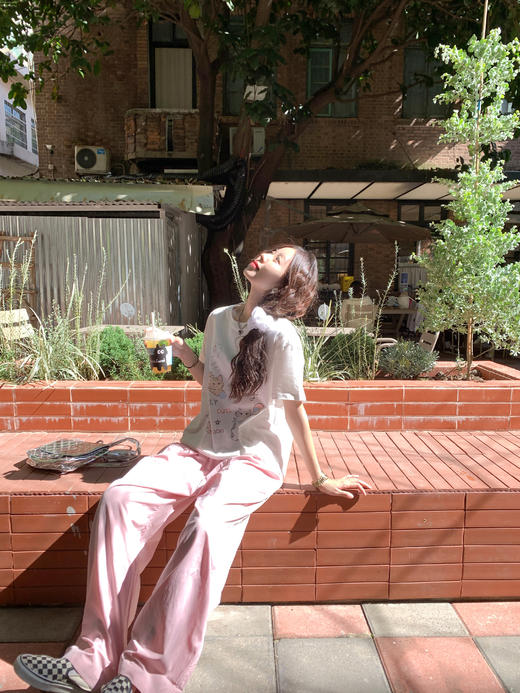 <曾小咸推荐>4.8现货秒杀 ！微信超特价！小猫印花短袖套头T恤 日常129.99 立减70 秒杀59.99！！ 商品图9