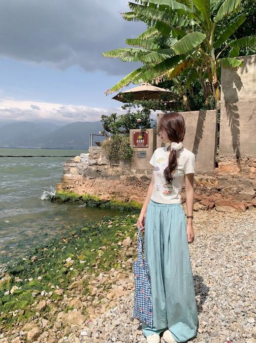 <曾小咸推荐>4.8现货秒杀 ！微信超特价！韩系趣味印花短袖（小版）日常119.99 立减60 秒杀59.99！！ 商品图5