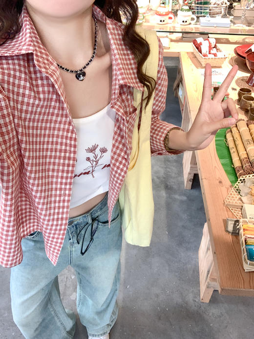 <曾小咸推荐>4.9现货秒杀 ！微信超特价！印花吊带背心 日常79.99 立减40 秒杀39.99！！ 商品图8