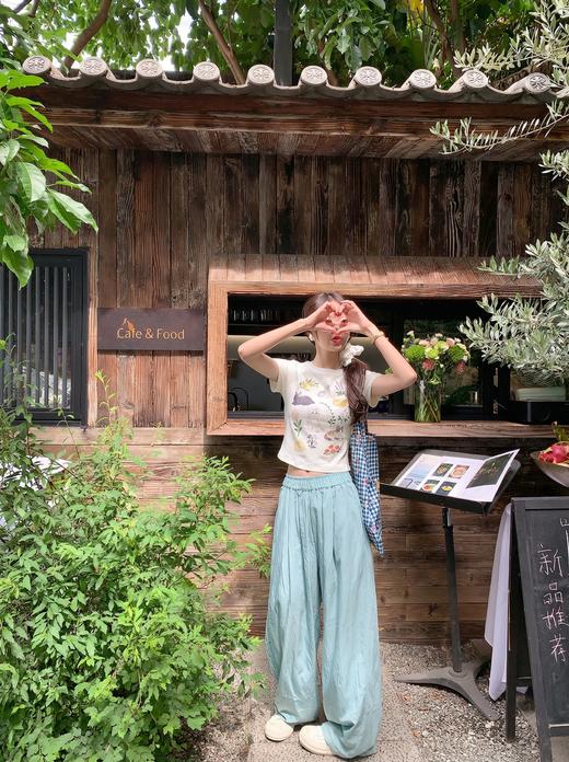 <曾小咸推荐>4.8现货秒杀 ！微信超特价！韩系趣味印花短袖（小版）日常119.99 立减60 秒杀59.99！！ 商品图8