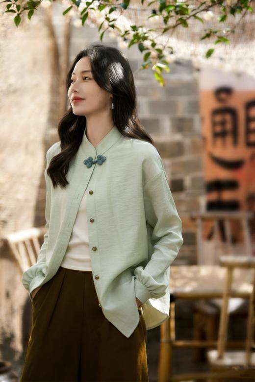 ORIGNAL&CO宋式风雅新中式衬衫，宋式风雅焊在身上，显高又藏肉，刻在骨子里的温柔与浪漫【3-7天发货，周末顺延】 商品图5