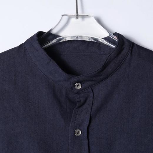 SDSA男装2026新款高贵轻奢立领单口袋短袖衬衫宽松休闲上衣 商品图1