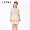 都市丽人睡衣女士睡衣薄家居服32支CVC单面睡衣女士棉质短袖套装女装短袖短裤LHC2F6 商品缩略图1