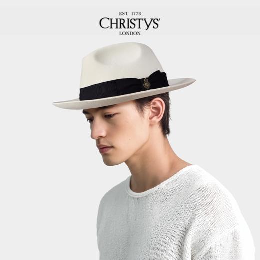 【英国王室御用品牌】Christys羊毛Trilby爵士帽蝴蝶结徽章款 商品图2