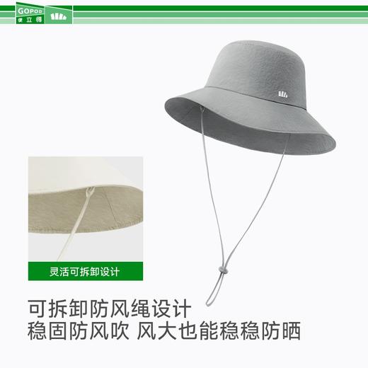 【积分兑换】蕉下 轻薄自收纳渔夫防晒帽GP739 商品图3