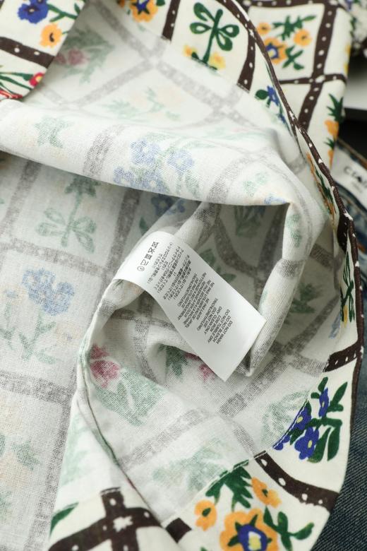 日系4/5*R艺术印花棉麻小飞袖宽松廓形连衣裙&上衣 商品图14