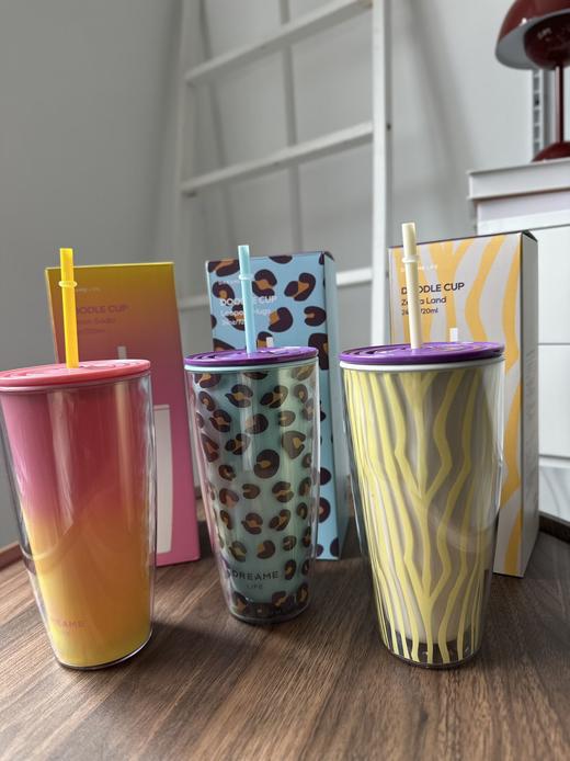 福利来袭~ 运动能量杯大容量720ml 喝奶茶、咖啡超满足 食品级材质安全无异味，带吸管喝水超方便 摆拍颜值拉满! 商品图2