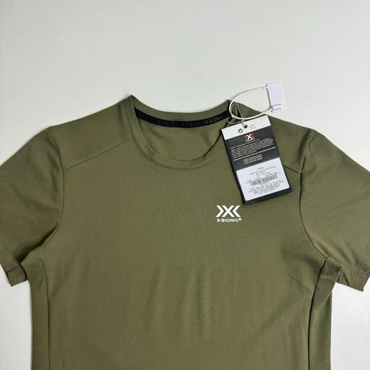 原单正品XB旷野男士短袖，主打舒适，

网状面料，超透气，炎热夏天，拒绝闷热，

除菌防臭，减少异味，立体裁剪，修身更百搭

军绿/黑色 S-XXL 商品图2