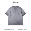 SDSA男装2026新款高贵轻奢拼图暗纹提花短袖T恤宽松圆领休闲上衣 商品缩略图4