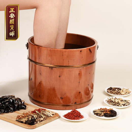 【正安国货铺】董洁推荐温旦足浴凝珠 清府足浴凝珠 温胆汤泡脚包温养泡澡家用暖足草本 买两罐送折叠泡脚桶 商品图12