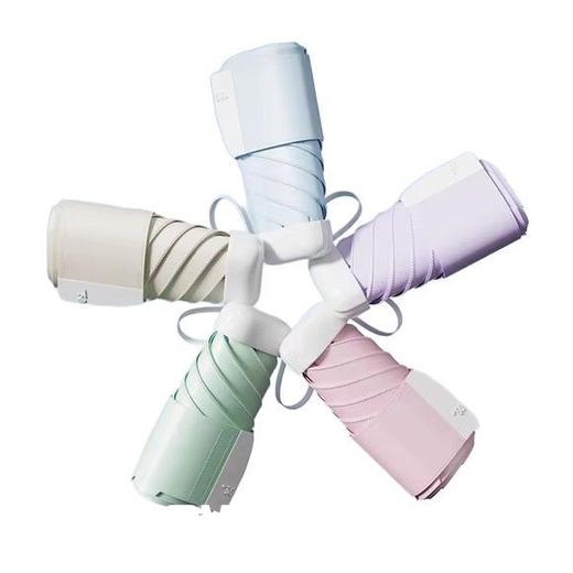 【小巧便捷！牢固耐风】迷你卡片伞太阳伞女遮阳防晒晴雨两用防紫外线小巧便携折叠口袋伞。xb 商品图3