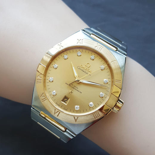 【95新】OMEGA 欧米茄131.20.39.20.58.001天文台认证同轴自动机械机芯日期显示39MM（男款）星座系列精钢/18K黄金310326NJT33 商品图8