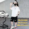 童洛萌儿童夏季短袖短裤防晒速干套装男女童T恤女童休闲两件套新款运动90-170 商品缩略图2