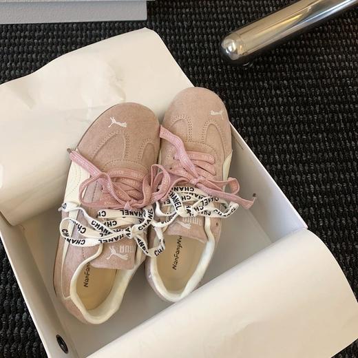 明星同款【NICESELF 多巴胺德训鞋合集】麂皮+皮革拼接 高饱和多巴胺配色 多色可选 商品图4