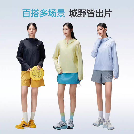 骆驼（CAMEL）女款梭织标准长防晒衣A26BATG023 商品图7