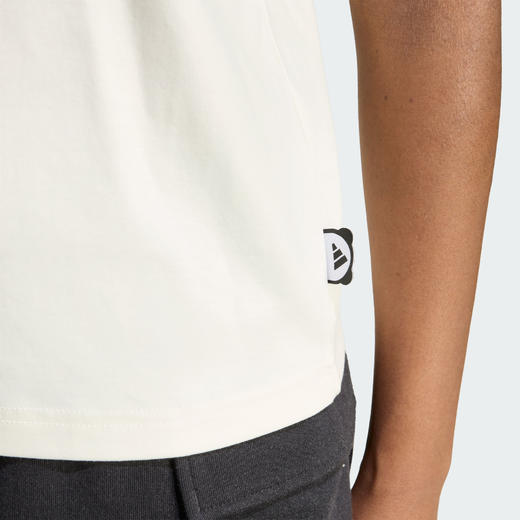 Adidas阿迪达斯PANDA CHILL T-SHIRT 纯棉运动休闲短袖T恤KB7214 商品图4