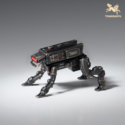 铜师傅《长安卫机甲系列》创意办公室潮玩手办 桌面装饰解压摆件 商品图1