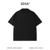 SDSA男装2026新款高贵轻奢韩版简约纽扣纯色连帽短袖衬衫百搭休闲 商品缩略图0