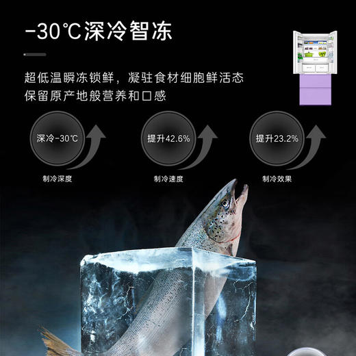 卡萨帝（Casarte）520升法式多门冰箱双系统冷藏冷冻双重除菌净化零距离自由嵌入式一级能效 BCD-520WGCFDM4G6U1 商品图2