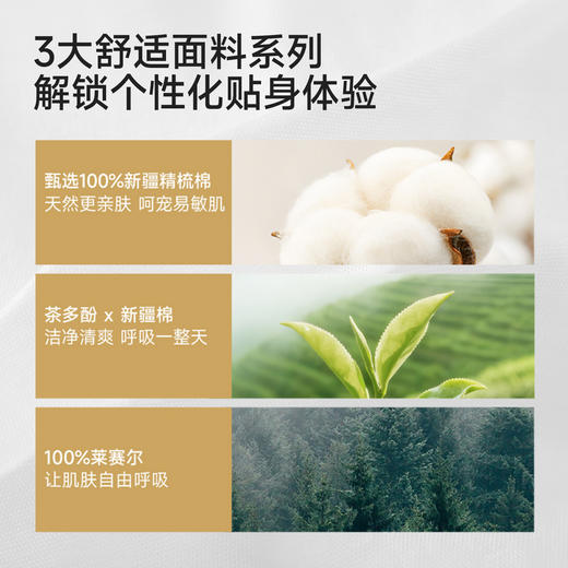 英氏一次性成人男平角内裤5条装旅行日抛内裤女舒适独立包装 商品图2