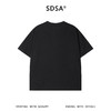 SDSA男装2026新款轻奢简约撞色拼接竖纹圆领短袖T恤百搭宽松上衣 商品缩略图4