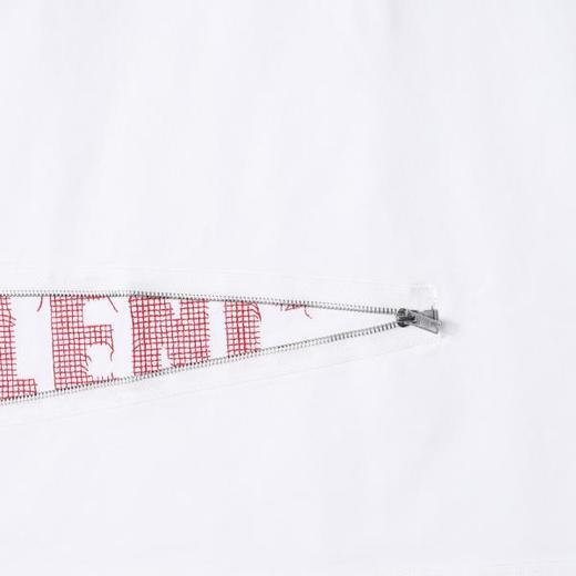 SDSA男装2026新款轻奢解构拉链拼接短袖T恤宽松印花设计感上衣 商品图3