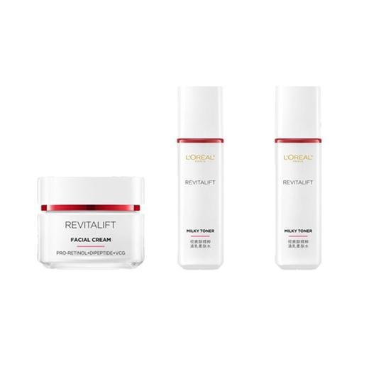 欧莱雅 复颜视黄醇专研面霜礼盒套装25版买1得3套装 50ml+65ml*2/盒 商品图0