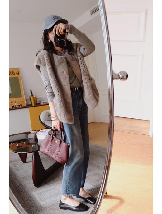 新款迷你花园包 -波尔多红 商品图4