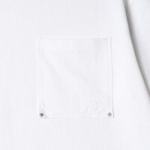 SDSA男装2026新款轻奢肌理感铆钉贴袋短袖T恤宽松圆领休闲上衣 商品图3