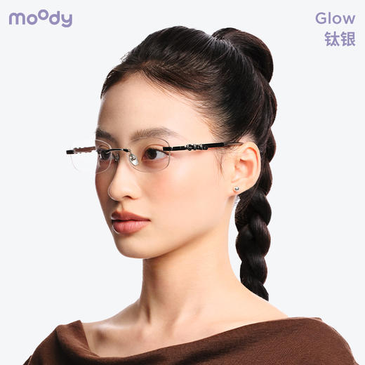 moody框架镜马年盛装越野系列超轻钛架Glow高智感时髦 商品图1