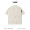 SDSA男装2026新款高贵轻奢慵懒风简约针织半拉链翻领短袖T恤百搭 商品缩略图4
