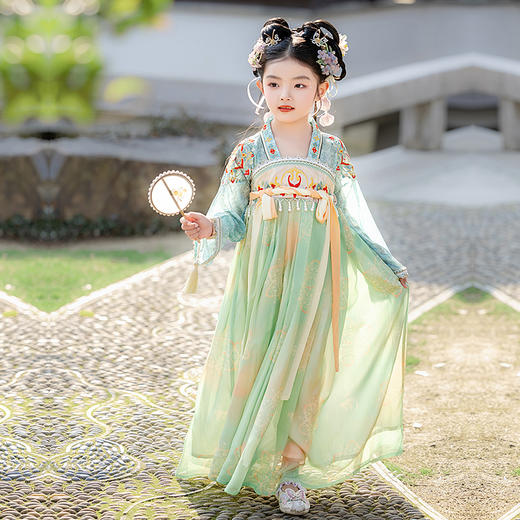 【团购】【苏城纪】汉服女童襦裙颜悦 商品图9