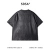 SDSA男装2026新款高贵轻奢美式复古励志英文印花T恤宽松短袖 商品缩略图4
