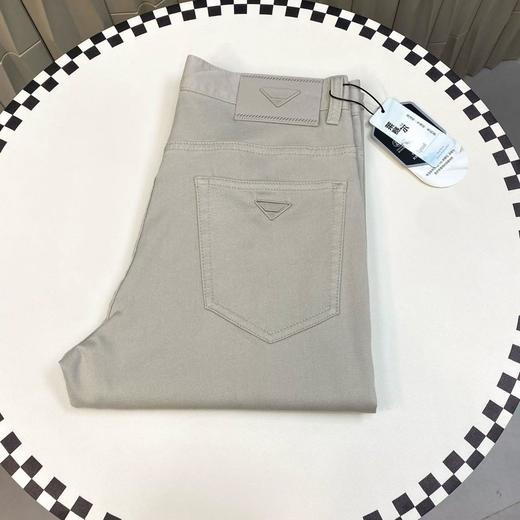 老钱风轻商务百搭修身水洗宽松小直筒柔软休闲男长裤    KDZC-Y78018 商品图5