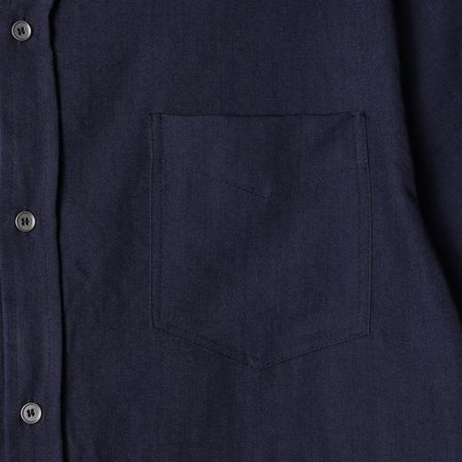 SDSA男装2026新款高贵轻奢立领单口袋短袖衬衫宽松休闲上衣 商品图3