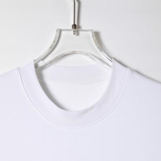 SDSA男装2026新款高贵轻奢简约风撞色刺绣字母圆领短袖T恤百搭潮 商品图1