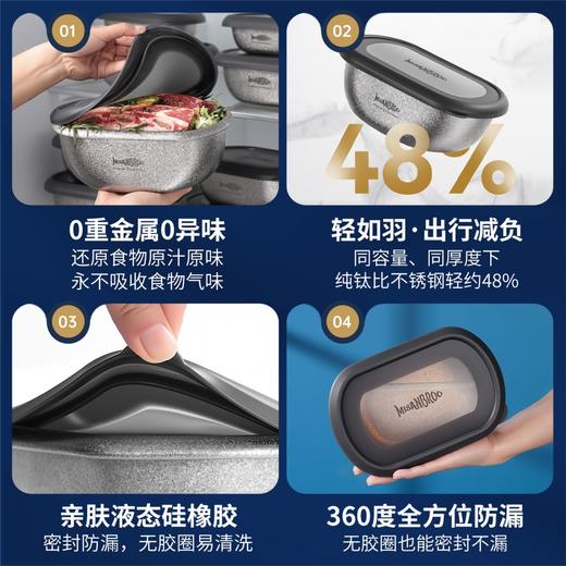 【芬兰MISANBROO】米膳葆纯钛保鲜盒 商品图3