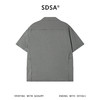 SDSA男装2026新款轻奢简约亲肤缝线半拉链立领短袖T恤百搭舒适 商品缩略图4