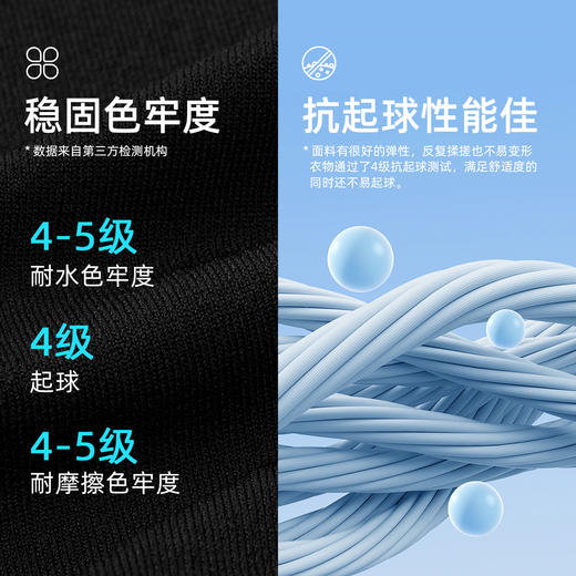 【抗起球】德鲨黑色短袖圆领T恤男2026夏新款舒适百搭上衣打底衫 商品图1