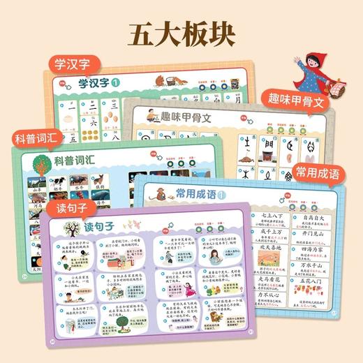小羊上山识字发声书会说话的早教有启蒙学习机儿童点读0-3岁玩具 幼儿学汉字趣味认字幼儿园3-6-7岁学前儿童绘本宝宝看图拼音教材 商品图2