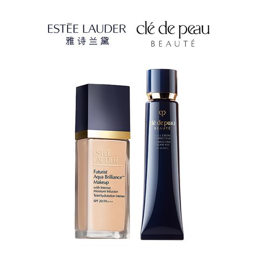 美妆节-防晒专区【跨境仓发货】雅诗兰黛沁水粉底液30ml+CPB肌肤之钥 长管隔离37ml 商品图0