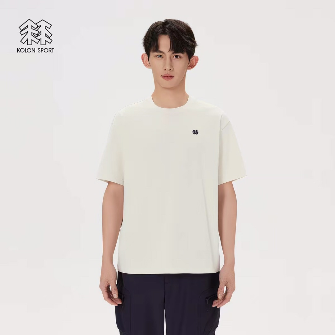 原单，KOLON SPORT SECO圆领T恤，都市通勤优选，科技与舒适的完美结合