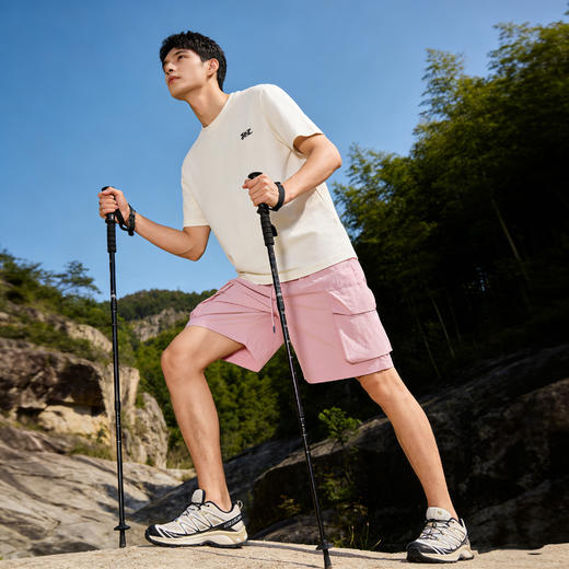 【任选两件69.9元 单拍不发】Schenvega情侣多巴胺色系防晒短裤A87-DQC2 商品图5